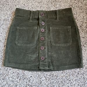 Girls size 8 corduroy skirt